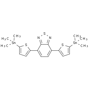 4,7-二(5-三甲基锡噻吩基-2-)-2,1,3-苯并噻二唑 