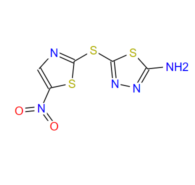 2-氨基-5-[(5-硝基-2-噻唑基)硫代]-1,3,4-噻二唑 40045-50-9