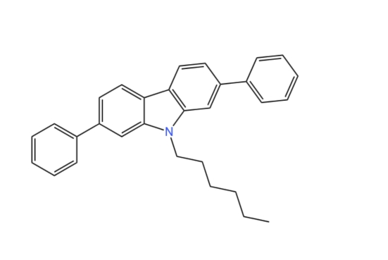 9H-Carbazole, 9-hexyl-2,7-diph